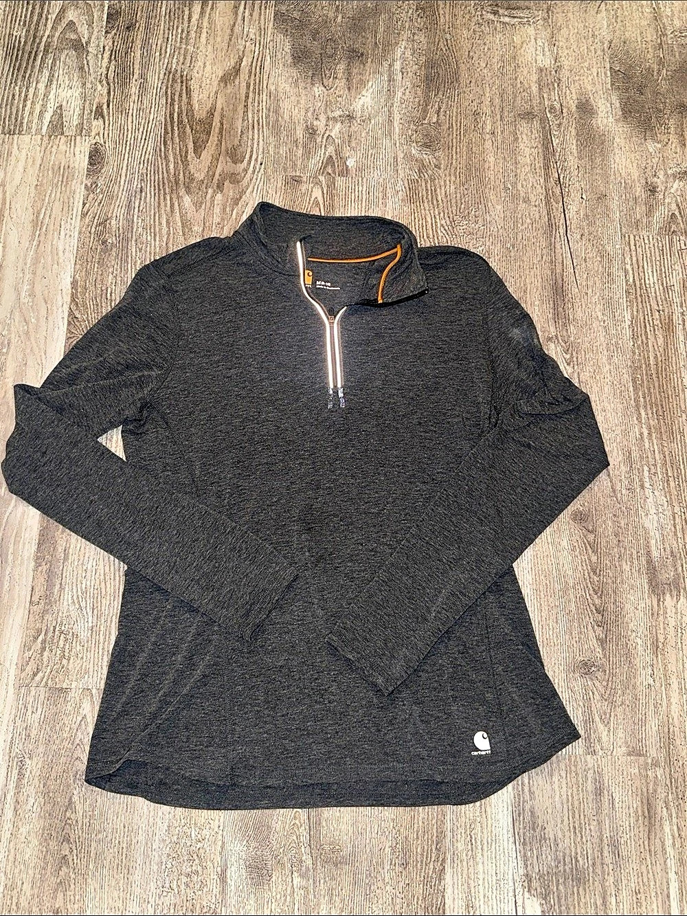 Carhartt Force Quarter-Zip Pullover Black Size Medium